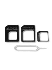 Adapter Nano günstig Kaufen-4smarts - Universal SIM Adapter Set. 4smarts - Universal SIM Adapter Set . 1x 4smarts Adapter Nano-SIM auf Micro-SIM,1x 4smarts Adapter Nano-SIM auf Standard-SIM