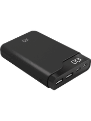 USB Powerbank günstig Kaufen-freenet Basics - Powerbank 10.000 mAh. freenet Basics - Powerbank 10.000 mAh . 2 x USB-A + 1 x USB-C – lädt drei Geräte gleichzeitig,Stark – 10.000 mAh Kapazität