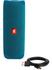 IP Kabel günstig Kaufen-JBL Flip 5 Eco Ocean (blau). JBL Flip 5 Eco Ocean (blau) . Besteht zu 90% aus recyceltem Kunststoff,Kabellos dank Bluetooth 4.2