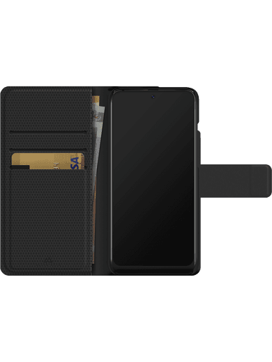BlackRock Wallet 2in1 Galaxy A52 (schwarz) Linke Seite