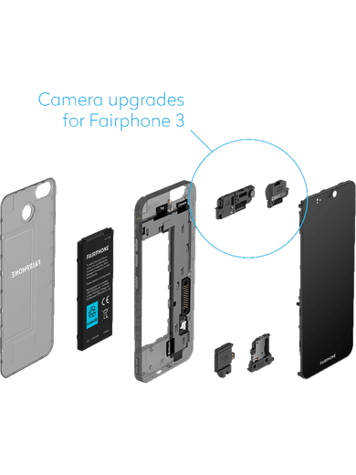 Fairphone3+ Frontkamera 16MP Rückseite