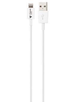 freenet Basics Lade- & Datenkabel Lightning 100cm Weiß Vorderseite