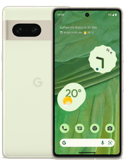 Play 3  günstig Kaufen-Google Pixel 7 128 GB Lemongrass. Google Pixel 7 128 GB Lemongrass . Leiistungsstarker 4.270 mAh Akku,6,3 Zoll Vollbild-Display