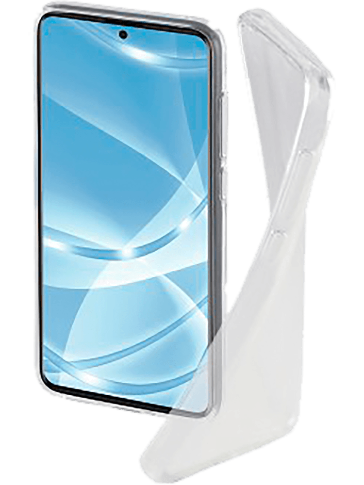 hama cover crystal clear samsung galaxy a51 transparent vorderseite