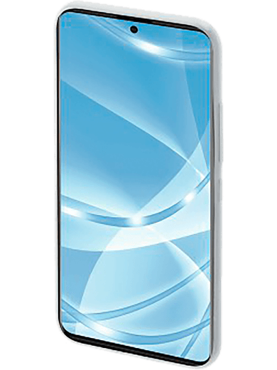 Hama Cover Ultra Slim Flexible Samsung Galaxy A51 (weiß-transparent) Linke Seite