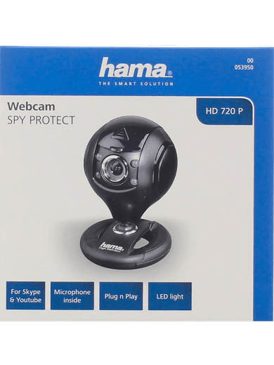 Hama HD-Webcam Spy Protect (schwarz) Linke Seite