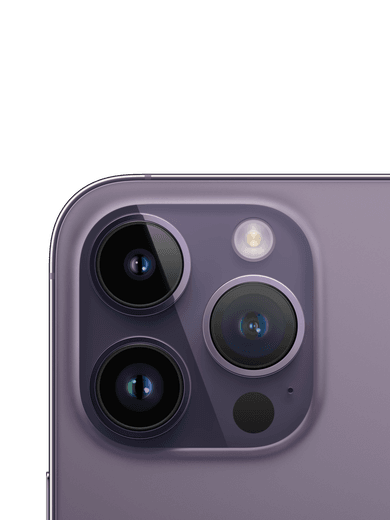 iPhone 14 Pro Max 128 GB Deep Purple Rückseite