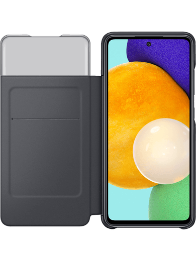 Samsung EF-EA525 Smart S View Wallet Galaxy A52 (schwarz) Rückseite