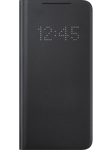 Samsung EF-NG991 Smart LED View Cover Galaxy S21 (schwarz) Rückseite