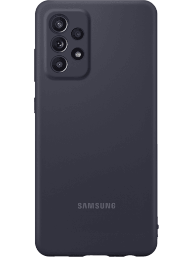 Samsung EF-PA525 Silicone Cover Galaxy A52 (schwarz) Rückseite
