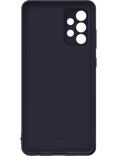 Samsung EF-PA725 Silicone Cover Galaxy A72 (schwarz) Rückseite