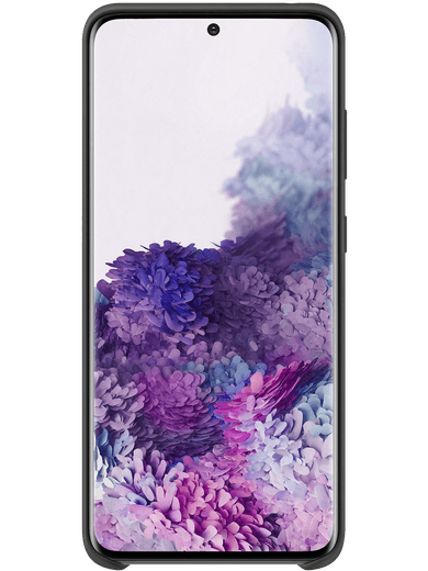 Samsung EF-PG980 Silicone-Cover Samsung Galaxy S20 (schwarz) Linke Seite