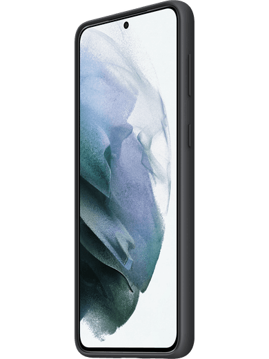 Samsung EF-PG996 Silicone Cover Galaxy S21+ (schwarz) Rechte Seite
