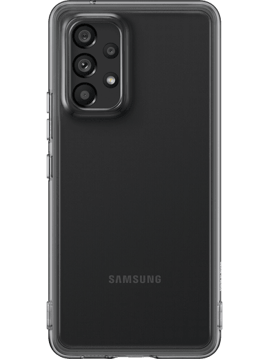 Samsung EF-QA536 Soft Clear Cover Galaxy A53 (schwarz)