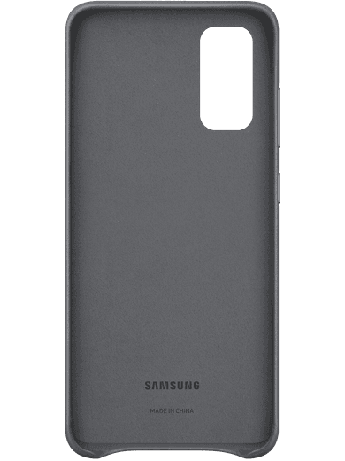 Samsung EF-VG980 Leather-Cover Samsung Galaxy S20 (grau) Linke Seite
