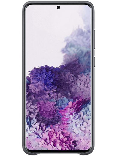 Samsung EF-VG985 Leather-Cover Samsung Galaxy S20+ (grau) Linke Seite