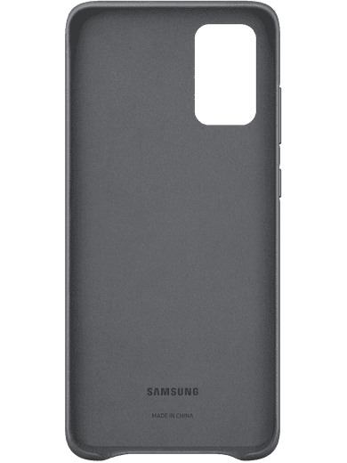 Samsung EF-VG985 Leather-Cover Samsung Galaxy S20+ (grau) Rückseite