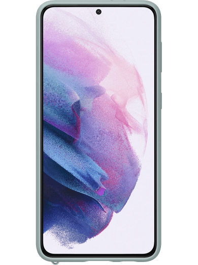 Samsung EF-XG996 Kvadrat Cover Galaxy S21+ (mintgrau) Rückseite