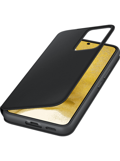 Samsung EF-ZS901 Clear View Cover S22 (schwarz)