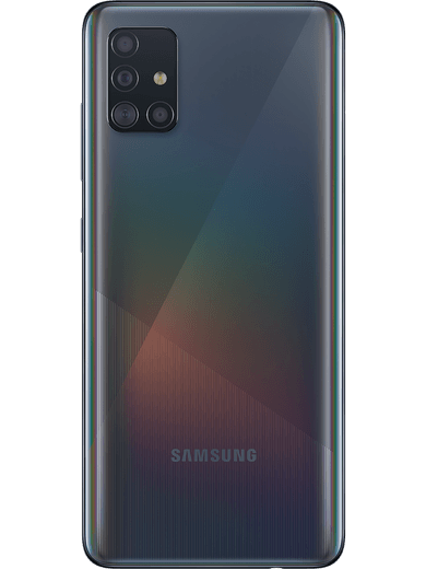 Samsung Galaxy A51 128GB Prism Crush Black Linke Seite
