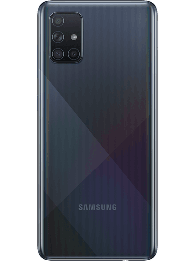 Samsung Galaxy A71 128GB Prism Crush Black Linke Seite
