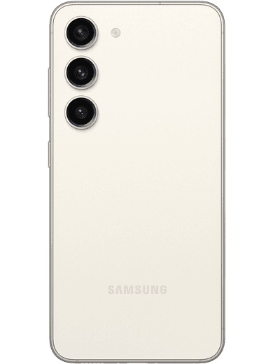 Samsung Galaxy S23 256 GB 5G Cream Rückseite