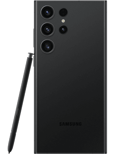 Samsung Galaxy S23 Ultra 256 GB 5G Phantom Black Rückseite