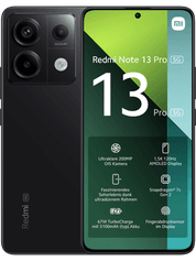 Note 13 günstig Kaufen-Xiaomi Redmi Note 13 Pro 5G 256 GB Midnight Black. Xiaomi Redmi Note 13 Pro 5G 256 GB Midnight Black . 6,67 Zoll 1,5K 120Hz AMOLED Display,Ultraklare 200 Megapixel OIS Kamera