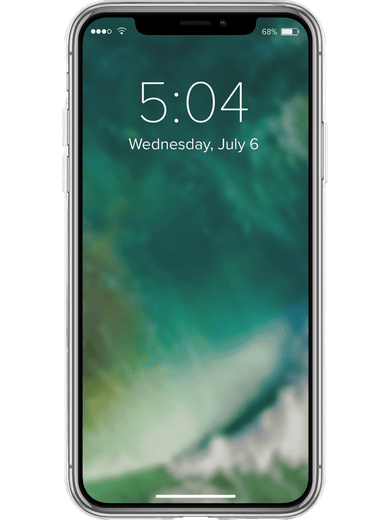 XQISIT Flex Case iPhone 11 Pro (transparent) Rückseite