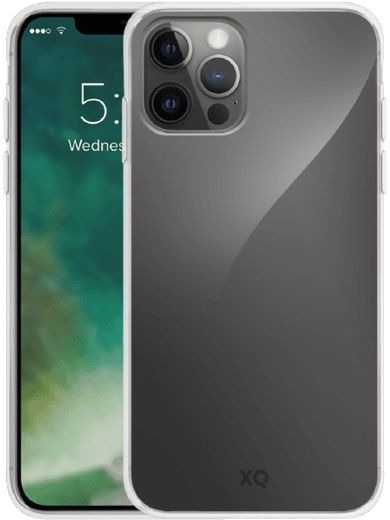 XQISIT Flex Case iPhone 12/12 Pro (transparent) Rückseite