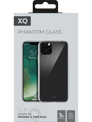 XQISIT Phantom Glass Case iPhone 11 Pro Max (transparent)