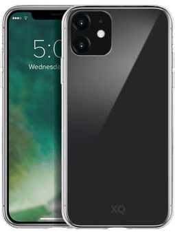 XQISIT Phantom Glass Case iPhone 11 (transparent) Vorderseite