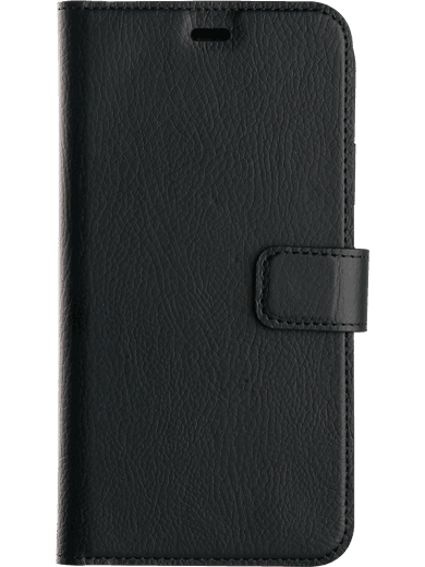 XQISIT Slim Wallet iPhone 11 Pro (schwarz) Rückseite