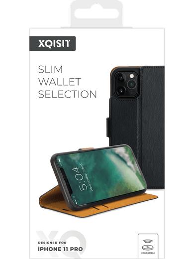 XQISIT Slim Wallet iPhone 11 Pro (schwarz) Zusatzbild 3