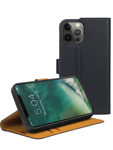 XQISIT Slim Wallet Selection iPhone 12/12 Pro (schwarz)